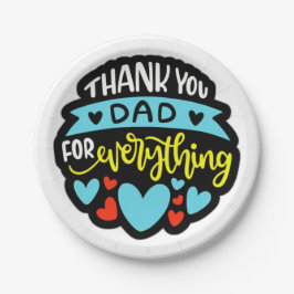 Vathers Day Paper Plate Pappteller