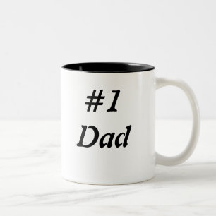 Vati #1 zweifarbige tasse