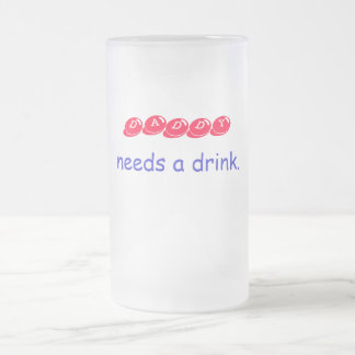 VATI, Bedarf ein Getränk Mattglas Bierglas