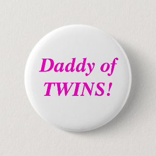 Vati des Zwillingsknopfes Button