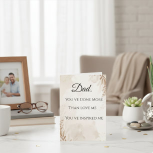 Vati, du hast Dora einen einzigartigen Grußkarten Karte