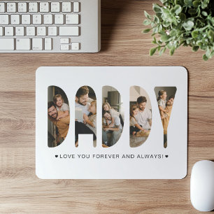 VATI Foto-Buchstaben zum Vatertag   Mousepad
