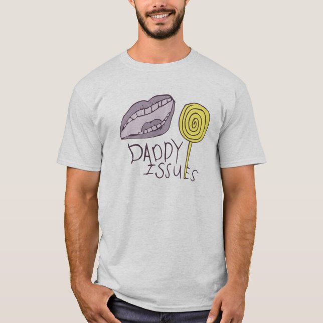 Vati gibt den T - Shirt der Männer heraus (Vorderseite)