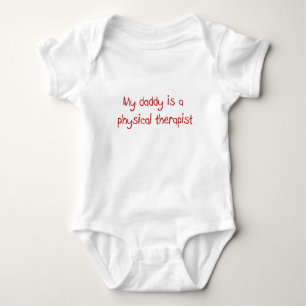 Vati ist ein körperlicher Therapeut-Baby-T - Shir Baby Strampler