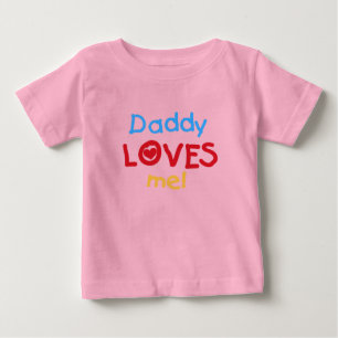 Vati-Lieben ich Baby T-shirt