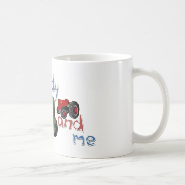 Vati und ich Traktoren Kaffeetasse (Rechts)