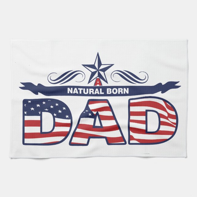 Vati, Vater, ein Vati von Geburt Handtuch (Horizontal)
