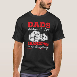 Vati weiß eine Menge Opa weiß alles Großvater T-Shirt