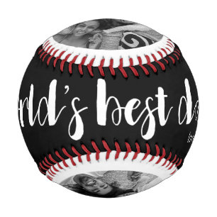 Vati Weltbester Zwei Foto, Jahr und Name Baseball