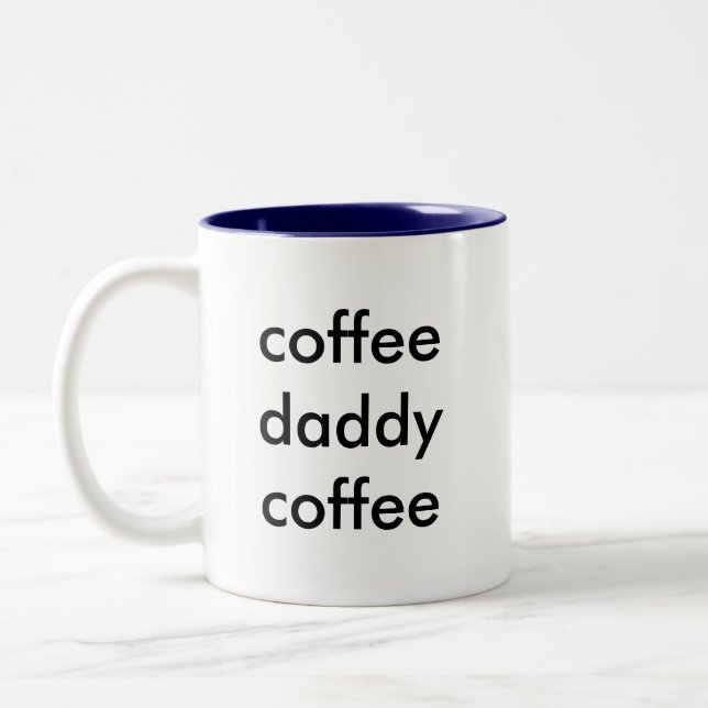 Vatibedarfskaffee, Kaffeevatikaffee Zweifarbige Tasse (Links)