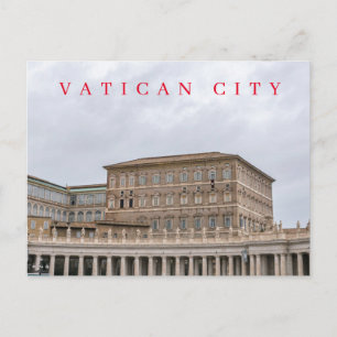 Vatican City Pope vue carte postale