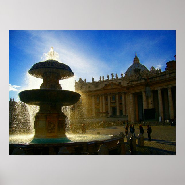 vatican fountain poster (Vorne)