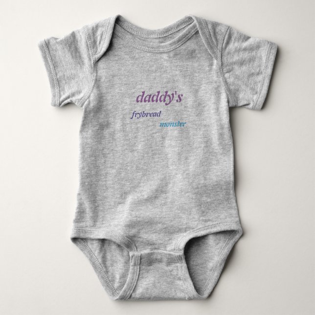 Vatifischrogenbrotmonster Baby Strampler (Vorderseite)