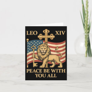 Vatikan Papst Leo Xiv - Friede sei mit euch allen Karte