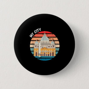 Vatikan Rom Italien Meine Stadt Italienische Kultu Button