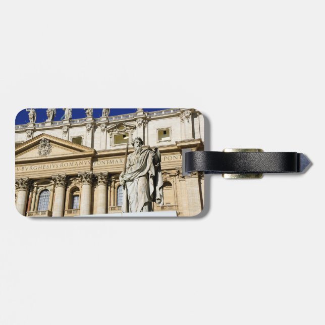 Vatikanmuseum Gepäckanhänger (Rückseite horizontal)
