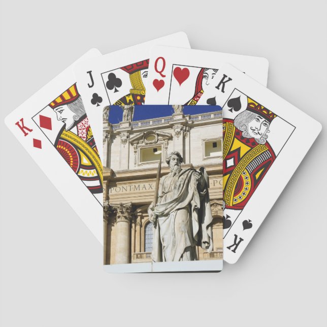 Vatikanmuseum Spielkarten (Rückseite)