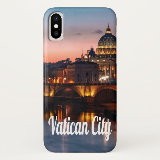 Vatikanstadt am Abend römisch-katholische Kirche Case-Mate iPhone Hülle (Rückseite)
