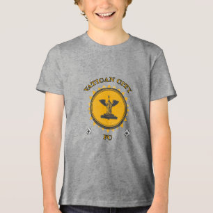 Vatikanstadt Fußball Club Heilige Ziele Stil Tri-Blend Shirt