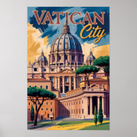 Vatikanstadt malerische Illustration Reise Kunst