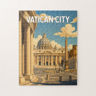 Vatikanstadt Petersplatz Illustration Reise
