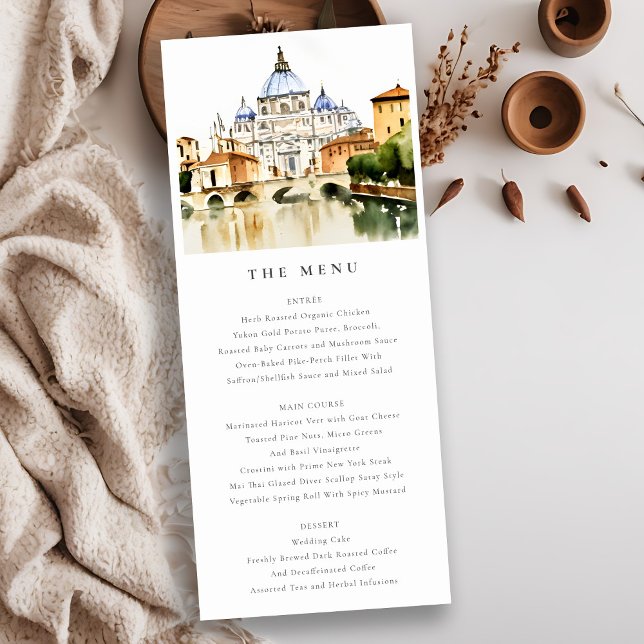 Vatikanstadt Rom - Italien Landschaft Hochzeitskar Einladung (Von Creator hochgeladen)