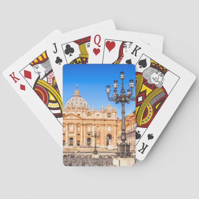 Vatikanstadt Rom Spielkarten (Rückseite)
