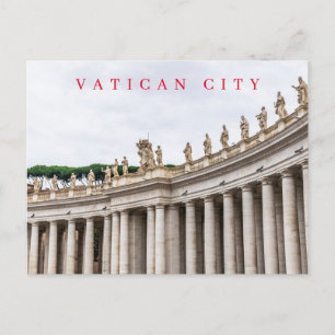 Vatikanstadt St.Peter-Platz Kolonnade Postkarte