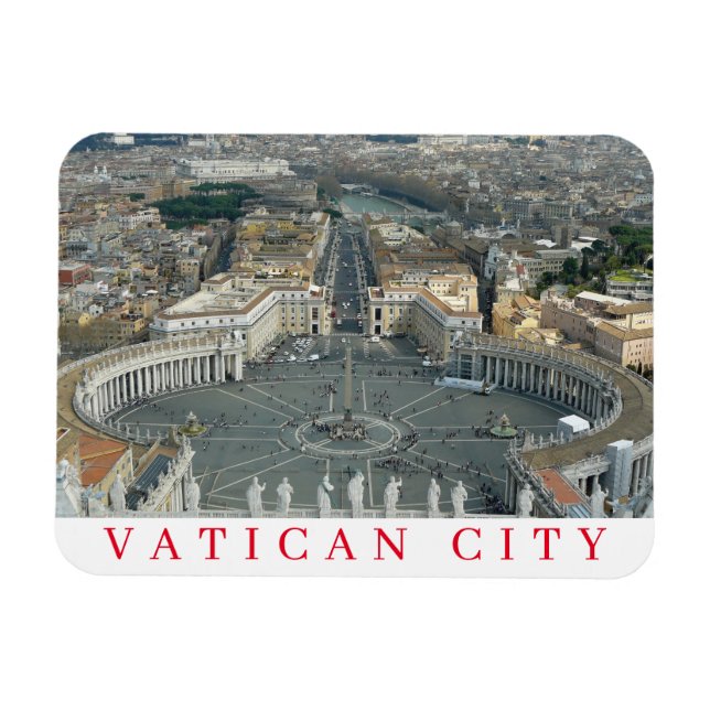 Vatikanstadt St. Peter Platz Kühlschrankmagnet Magnet (Horizontal)