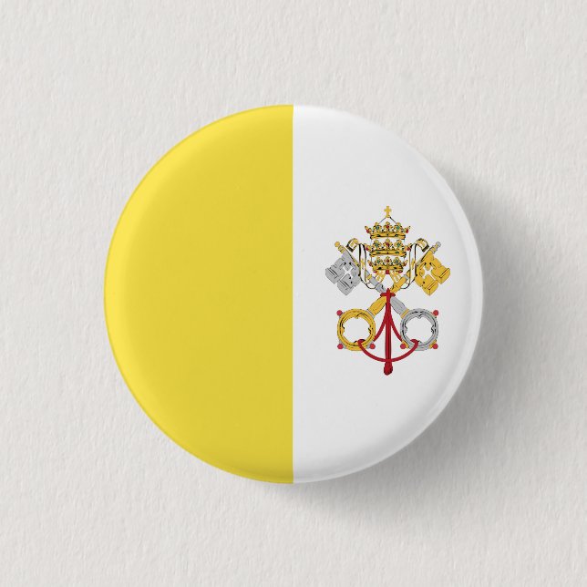 Vatikanstadt - Wahrzeichen Button (Vorderseite)