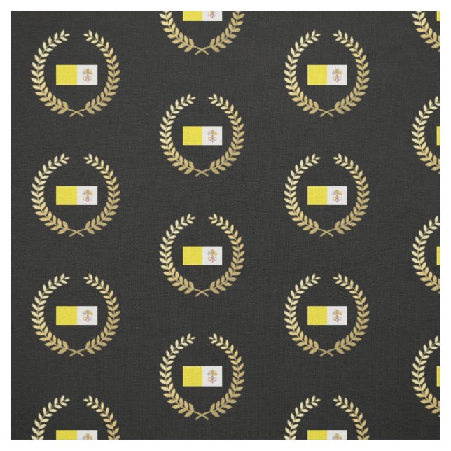Vatikanstadtflagge Stoff (Muster)
