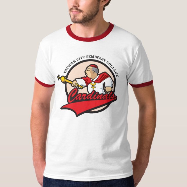 Vatikanstadtseminary-Uni-Kardinäle T-Shirt (Vorderseite)