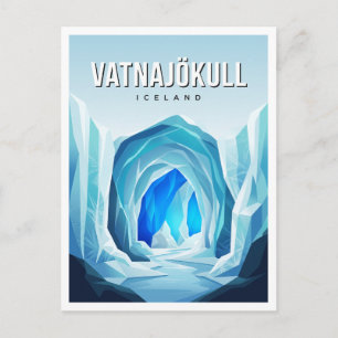Vatnajökull Nationalpark Eishöhlen Höfn Island Postkarte