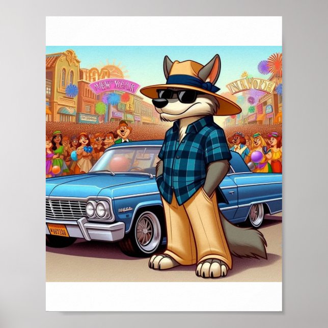 Vato Lobo "Neujahr" Poster (Vorne)