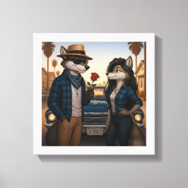 Vato Lobo "Valentines"  Leinwanddruck