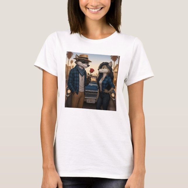 Vato Lobo "Valentines" T-Shirt (Vorderseite)