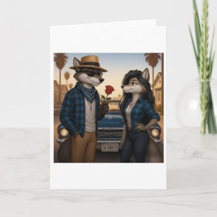 Vato Lobo "Valentinstage" Feiertagskarte