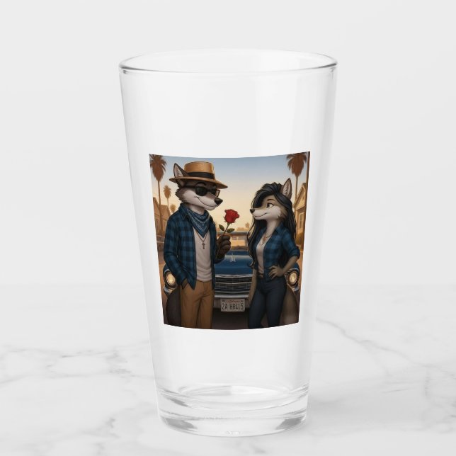 Vato Lobo "Valentinstage" Glas (Vorderseite)