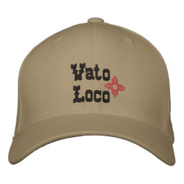 Vato Loco Zia Casquette de baseball Sun NOM Casque