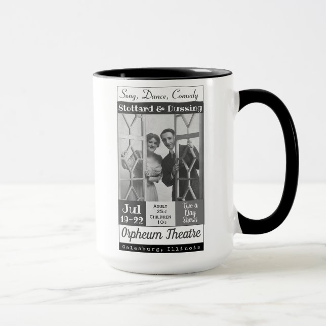 Vaudeville Show, Stottard & Dussing, T - Shirt Tasse (Rechts)