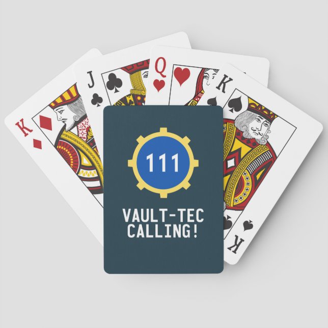 Vault-Tec-Anruf! Spielkarten (Rückseite)