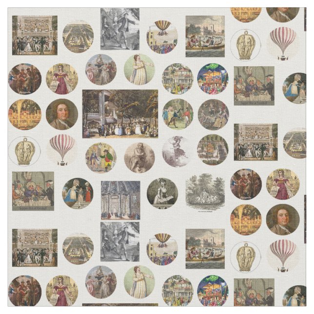 Vauxhall Gardens Fabric Stoff (Nahaufnahme)