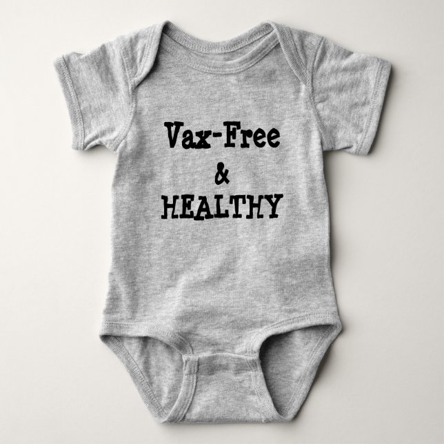 VAX-Frei und gesund Baby Strampler (Vorderseite)