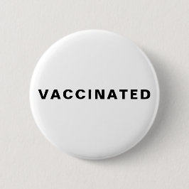 Vaxxed | Moderne stilvolle Covid-19-Sicherheitsbek Button