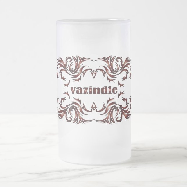 Vazindie Bierglas Mattglas Bierglas (Mittel)