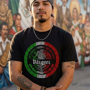 Vázquez Nachname mexico Shirts mit Namen