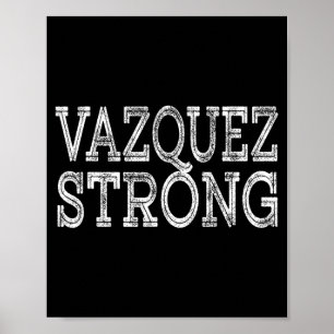 VAZQUEZ Starkes Squad Familienzusammenkunft Nachna Poster