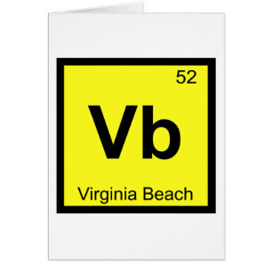 Vb - Virginia Beach Ville Chimie Tableau Périodiqu