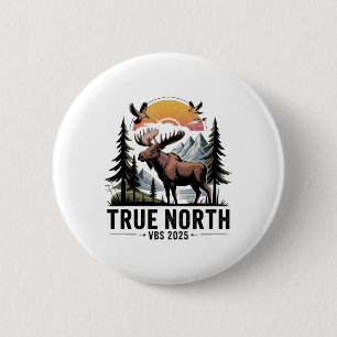Vbs 2025 True North Vertrauen in Jesus Christliche Button
