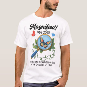 Vbs 2025 Vergrößerte Insekten-Abenteuer-Ferien Bib T-Shirt